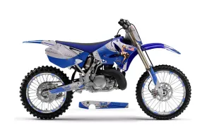 Yamaha YZ250 2 Stroke Dirt Bike Graphic Kit - 2002-2014 T Bomber Blue