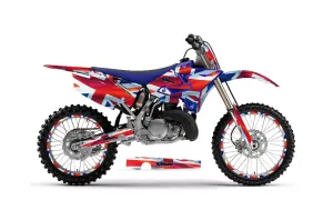 Yamaha YZ250 Dirt Bike Graphic Kit - 2002-2015 Union Jack