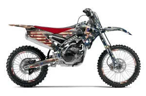 Yamaha YZ250 F Dirt Bike Graphic Kit - 2014-2018 WW2