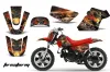 Yamaha PW50 Dirt Bike Custom Graphic Kit - 1990-2022