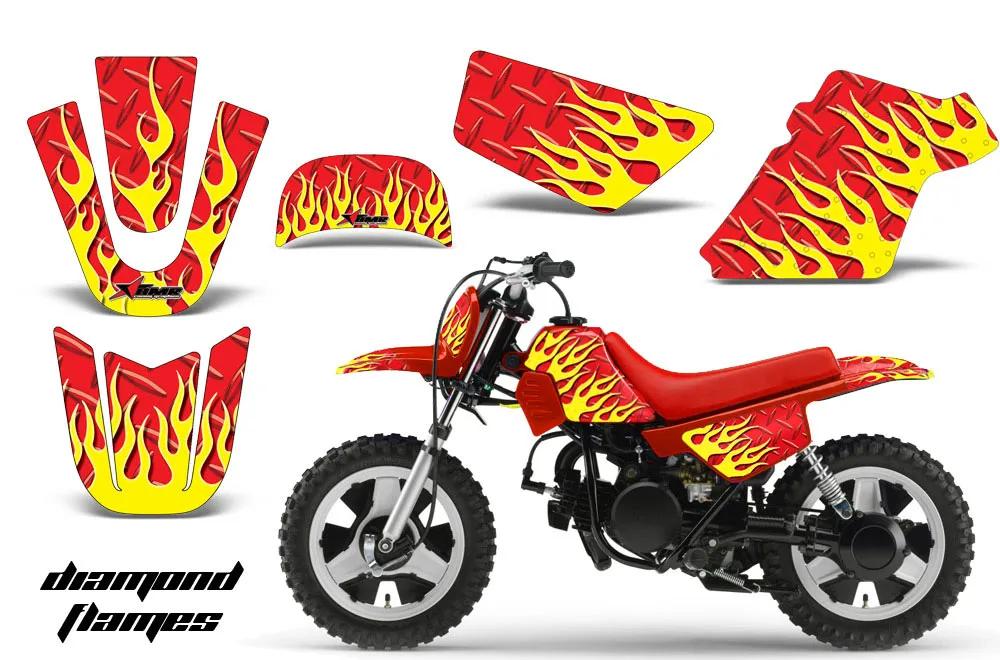 Yamaha PW80 Dirt Bike Custom Graphic Kit - 1996-2006