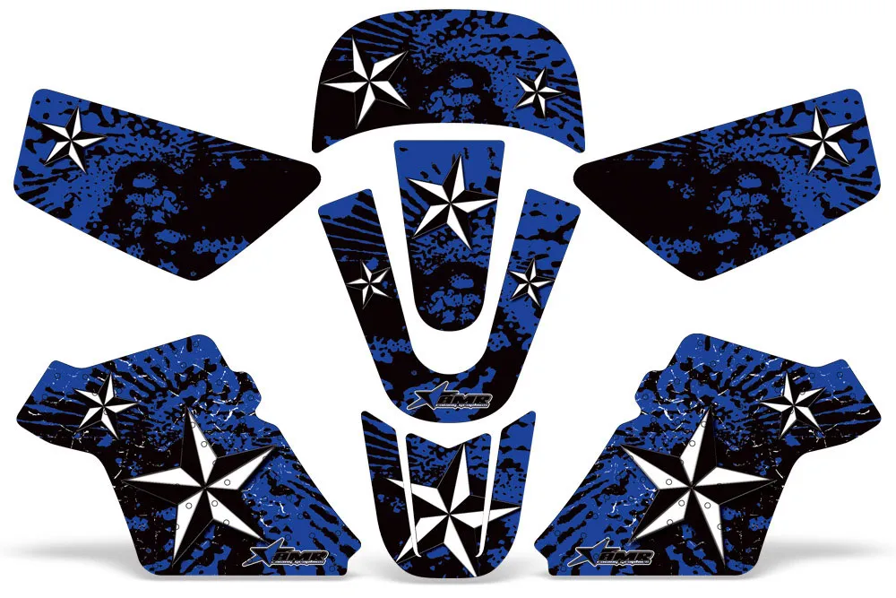 Yamaha PW80 Dirt Bike Custom Graphic Kit - 1996-2006