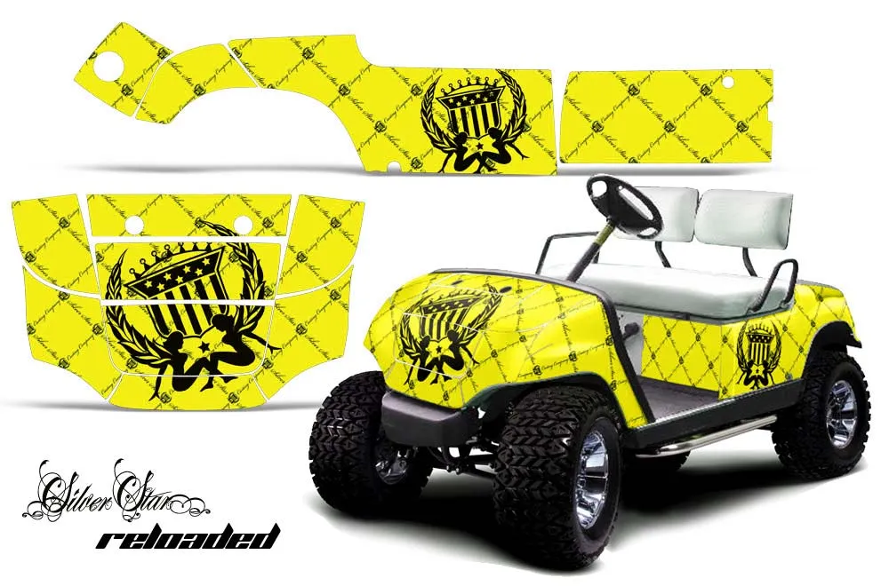 Yamaha G-Series Golf Cart Graphic Kit - 1995-2006 Customize Your Design