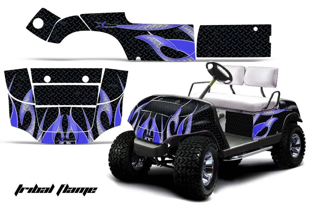 Yamaha G-Series Golf Cart Graphic Kit - 1995-2006 Customize Your Design