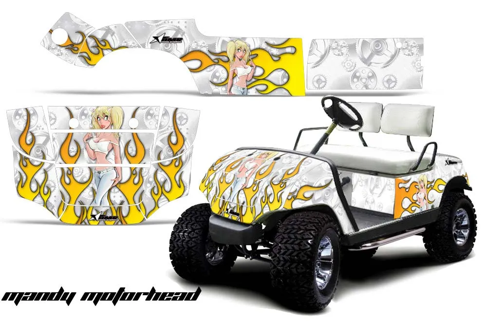 Yamaha G-Series Golf Cart Graphic Kit - 1995-2006 Customize Your Design