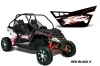 Arctic Cat Wildcat 1000 2 Door Graphic Kit - Red Black X