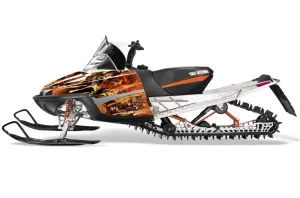 Arctic Cat M Series / Crossfire Sled Graphic Kit - All Years Firestorm Orange