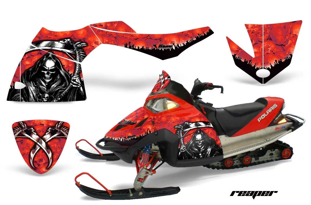 Polaris Fusion Sled Graphic Kit - 2005-2007 Reaper Red