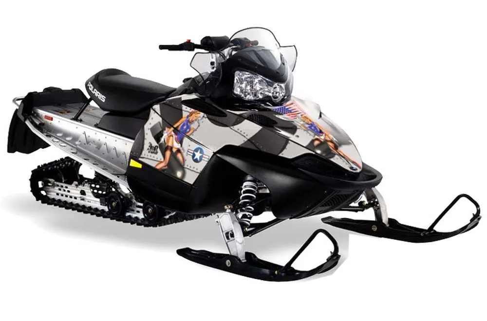 Polaris RMK / Shift / Assault Sled Graphic Kit - 2006-2020 T Bomber Black