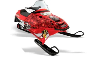 Polaris Edge Sled Graphic Kit - All Years Bone Collector Red