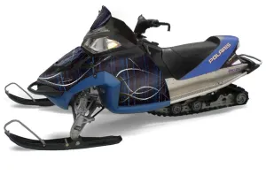 Polaris Fusion Sled Graphic Kit - 2005-2007 The One Blue