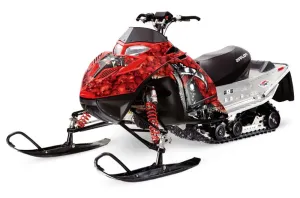 Polaris IQ Race 600 Sled Graphic Kit - All Years Reaper Red