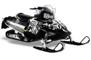 Polaris RMK / Shift / Assault Sled Graphic Kit - 2006-2020 North Star White