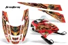 Polaris Edge Sled Graphic Kit - All Years Firestorm Red