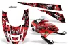 Polaris Edge Sled Graphic Kit - All Years Glock Red