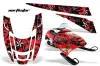 Polaris Edge Sled Graphic Kit - All Years North Star Red