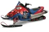 Polaris Fusion Sled Graphic Kit - 2005-2007 Mad Hatter Red