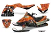 Polaris Fusion Sled Graphic Kit - 2005-2007 Reaper Orange