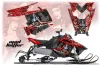 Polaris RMK / PRO-R / Rush / Assault Sled Graphic Kit - 2011-2016 Mad Hatter Red