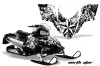 Polaris RMK / Shift / Assault Sled Graphic Kit - 2006-2020 North Star White