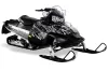 Polaris RMK / Shift / Assault Sled Graphic Kit - 2006-2020 Silver Star - Silverhaze Black