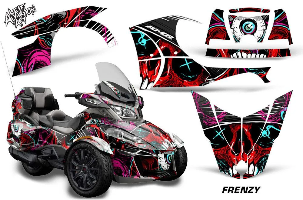 Can Am BRP (RTS) Spyder w/ Trim Kit Custom Graphic Kit - 2014-2019