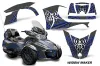 Can Am BRP (RTS) Spyder w/ Trim Kit Graphic Kit - 2014-2019 Widow Maker Blue