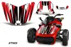 Can Am F3-S Spyder Hood Graphic Kit - All Years Attack Red
