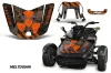 Can Am F3-S Spyder Hood Graphic Kit - All Years Meltdown Orange