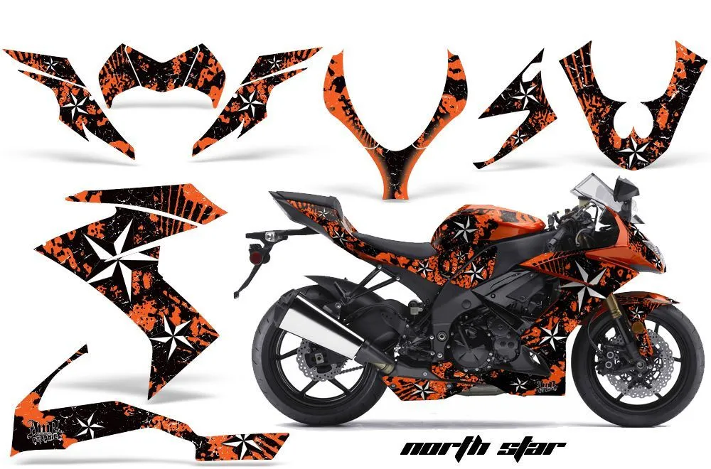 Kawasaki ZX10 Ninja Custom Graphic Kit - 2008-2009