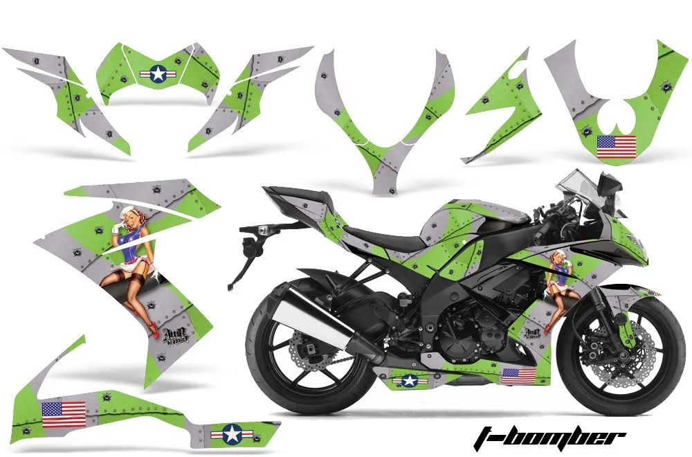 Kawasaki ZX10 Ninja Custom Graphic Kit - 2008-2009