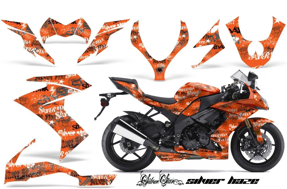 Kawasaki ZX10 Ninja Custom Graphic Kit - 2008-2009