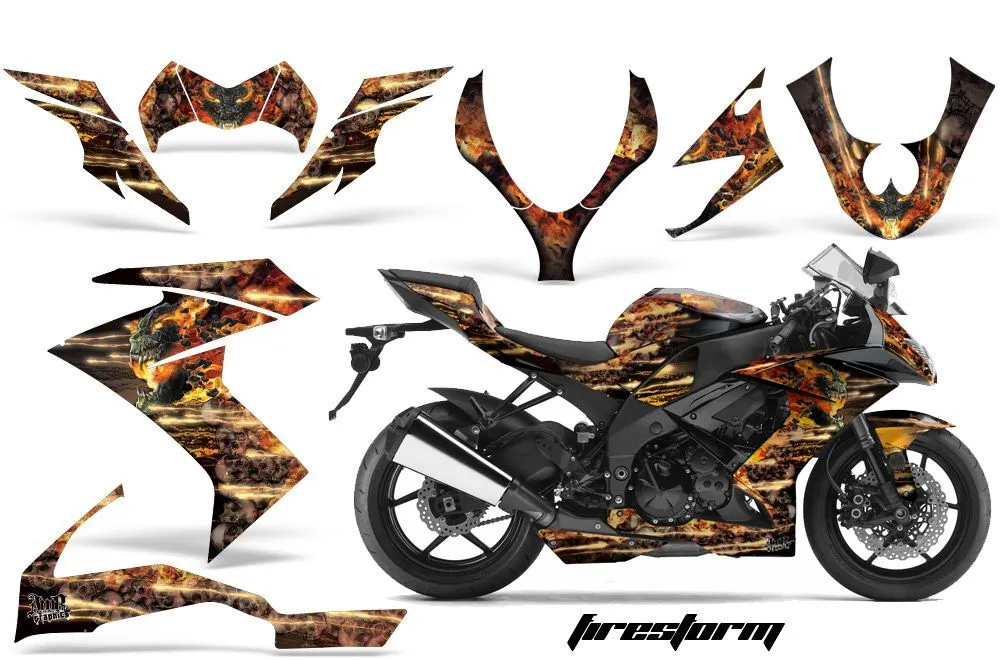 Kawasaki ZX10 Ninja Custom Graphic Kit - 2008-2009