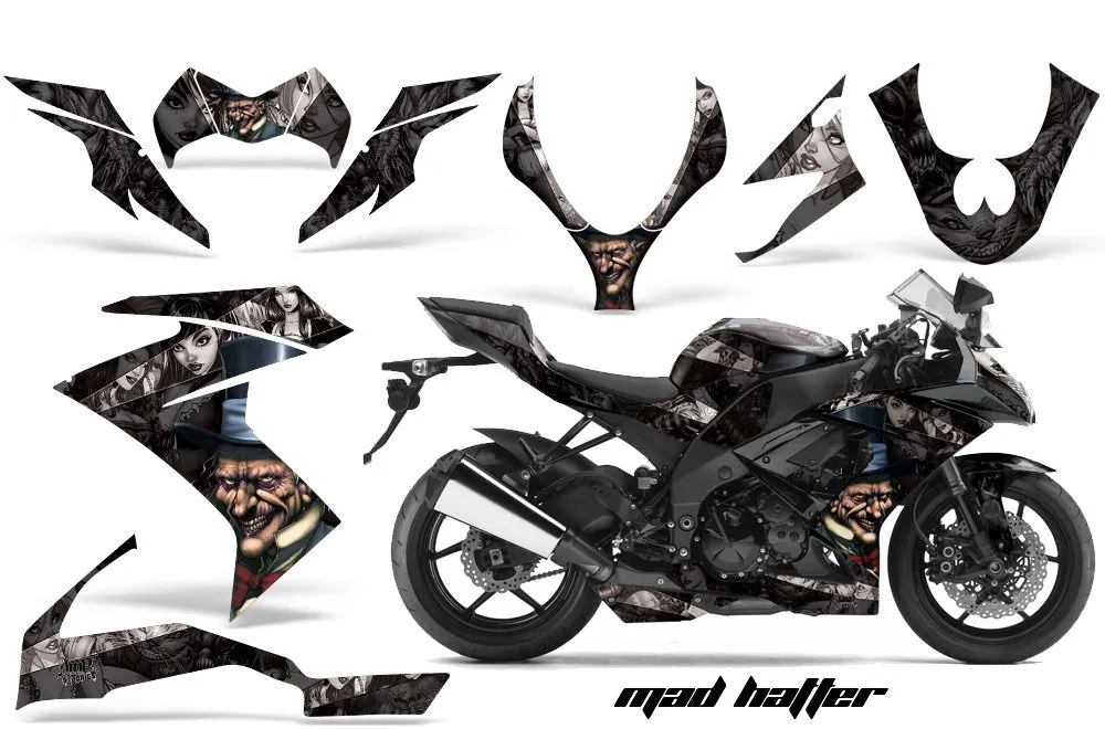 Kawasaki ZX10 Ninja Custom Graphic Kit - 2008-2009