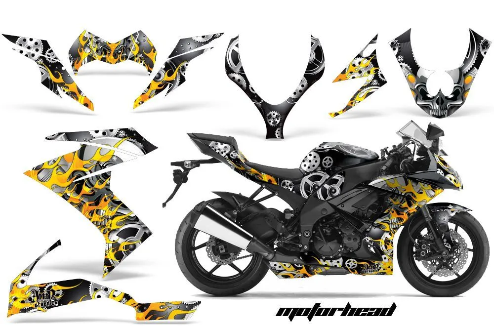 Kawasaki ZX10 Ninja Custom Graphic Kit - 2008-2009