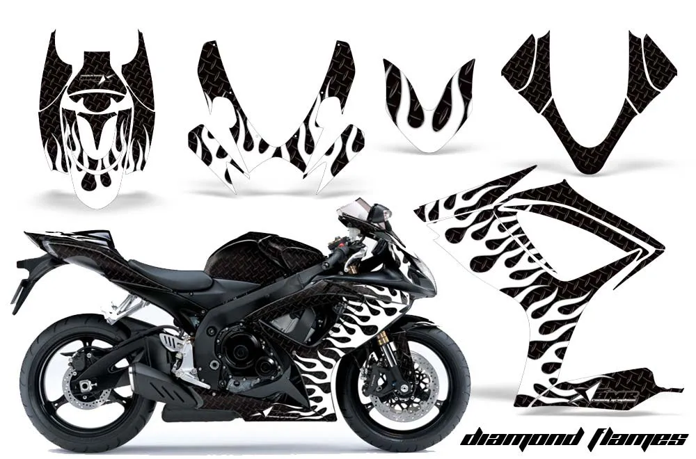 Suzuki GSXR 600 / 750 Custom Graphic Kit - 2004-2005