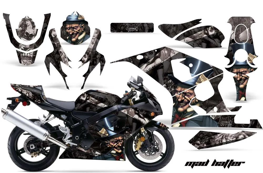 Suzuki GSXR 600 / 750 Custom Graphic Kit - 2004-2005