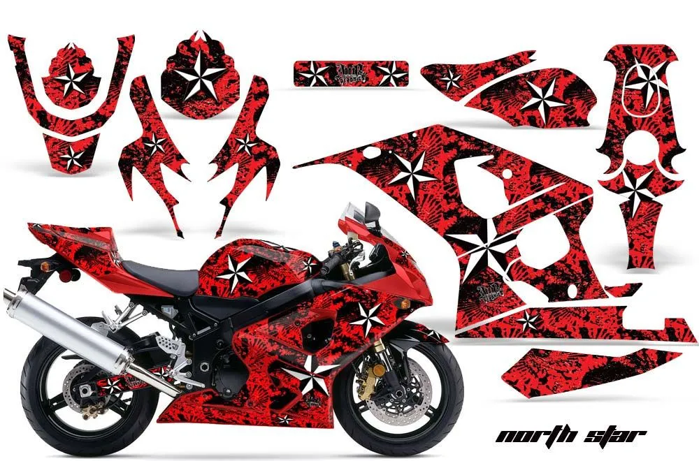 Suzuki GSXR 600 / 750 Custom Graphic Kit - 2004-2005