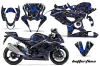 Suzuki GSXR 1000 Graphic Kit - 2005-2006 Butterflies Blue