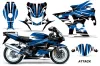 Suzuki GSXR 1000 Street Bike Custom Graphic Kit - 2001-2002