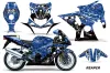 Suzuki GSXR 1000 Street Bike Custom Graphic Kit - 2001-2002