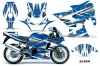 Suzuki GSXR 1000 Street Bike Graphic Kit - 2001-2002 Slash Blue