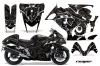 Suzuki GSXR 1300 Hayabusa Graphic Kit - 2008-2020 Reaper Black