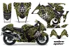 Suzuki GSXR 1300 Hayabusa Graphic Kit - 2008-2020 Widow Maker Yellow