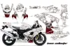 Suzuki GSXR 600 / 750 Custom Graphic Kit - 2004-2005