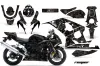 Suzuki GSXR 600 / 750 Graphic Kit - 2004-2005 Reaper Black