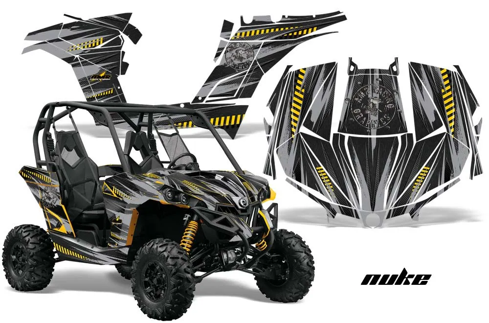 Can-Am Maverick 1000 X RS R Custom Graphic Kit - 2013-2016