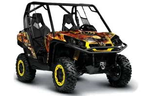 Can-Am Commander 1000 / 800 Graphic Kit - All Years Firestorm Yellow