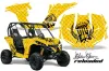 Can-Am Maverick 1000 X RS R Graphic Kit - 2013-2016 Silver Star - Reloaded Yellow