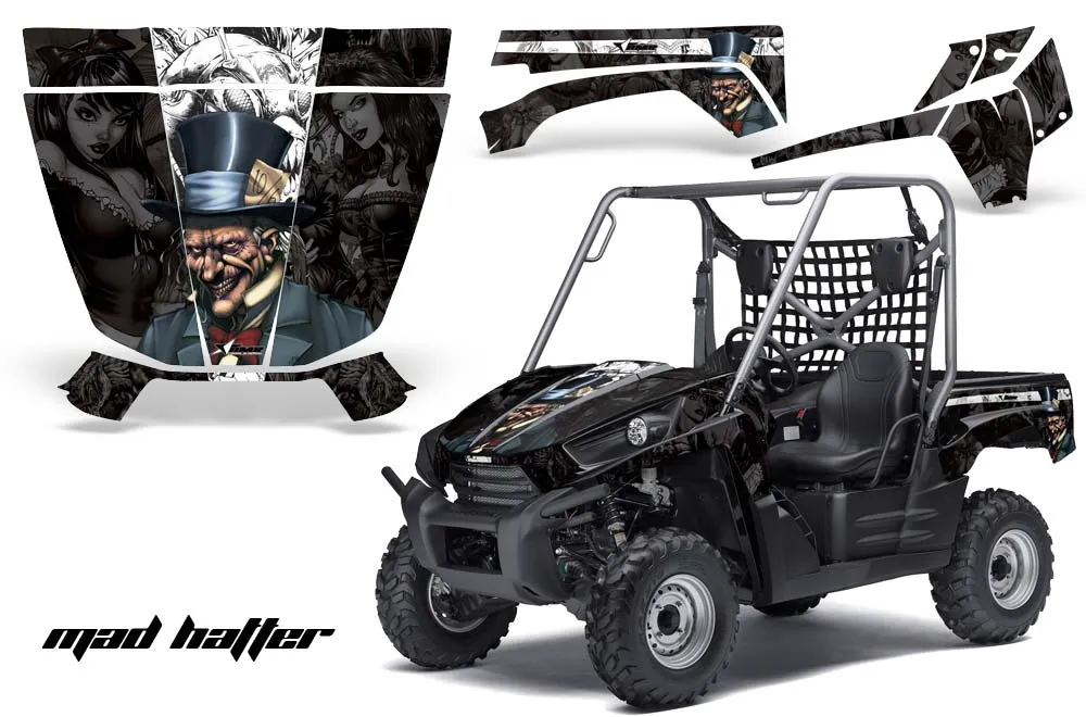 Kawasaki Teryx 750 Graphic Kit - 2007-2009 Mad Hatter Black